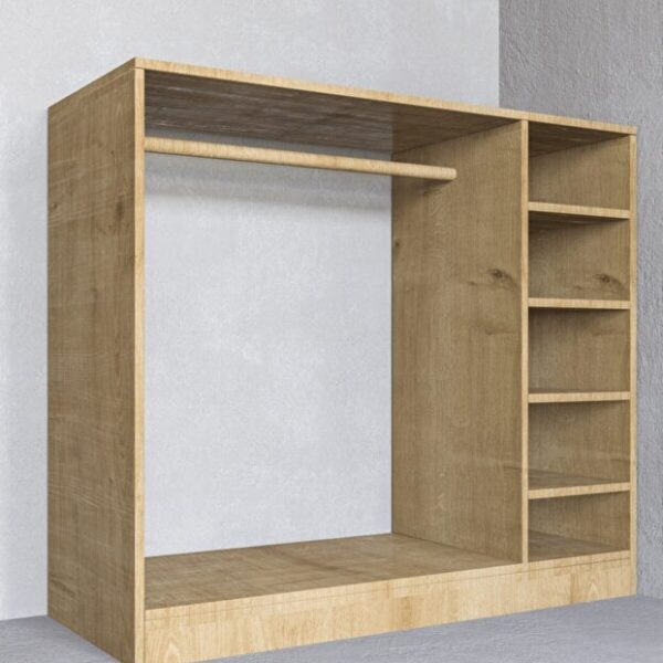 Alternative view of Montessori Çocuk Bebek Eğitici Açık Askılı Elbise Dolabı-gardırobu